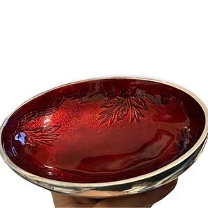 LENOX Holiday sweets and Treats oval candy dish 7”